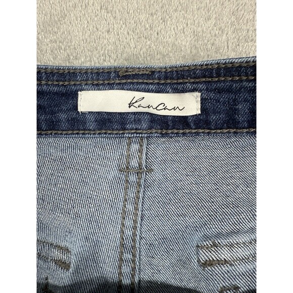 KanCan Jeans Women's 9/28 Blue Medium Wash Avery High Rise Cargo Pocket Casual - Picture 5 of 12